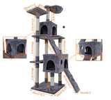 arbre a chats le triplex dimensions