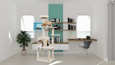 arbre a chat le loft beige