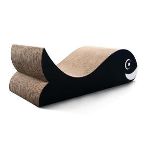 Griffoir en carton pour chats forme poisson_Flipper