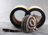 Griffoir en carton pour chats style tunnel "Simba"