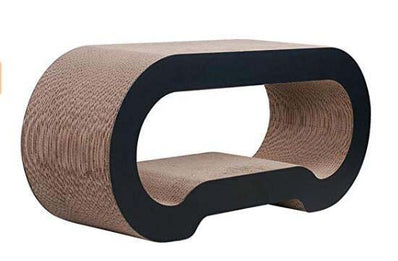 Griffoir en carton pour chats style meuble_Jumbo