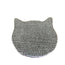 Griffoir plat en carton forme tête de chat 