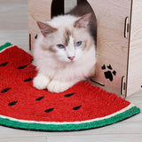 Griffoir pour chats en corde style pastèque