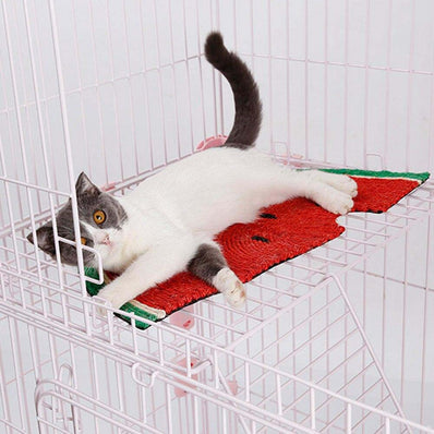 Griffoir pour chats en corde style pastèque