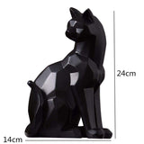 sculpture chat en résine dimension monsieur fripouille