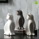 statue chat monsieur fripouille ceramique